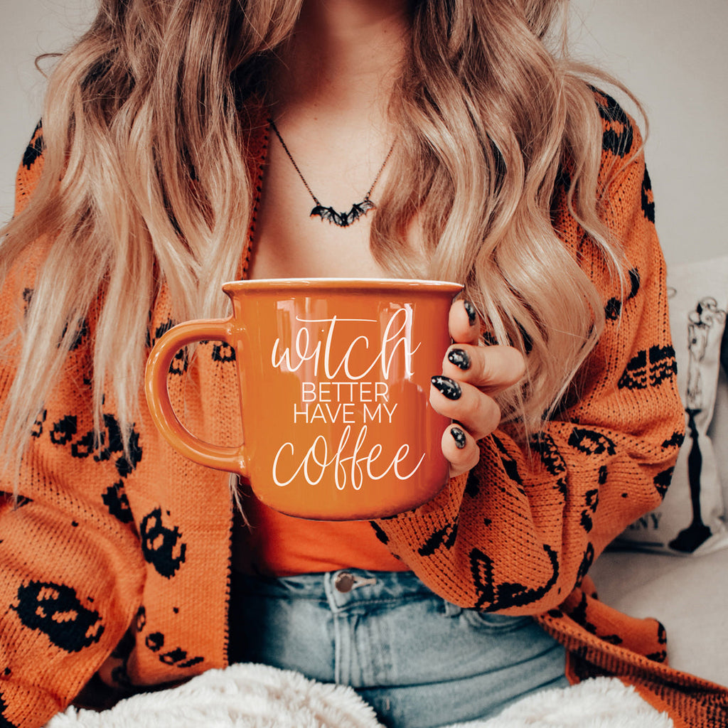 Witch Better Have My Coffee Orange Ceramic Mug 14.5oz - Image 24