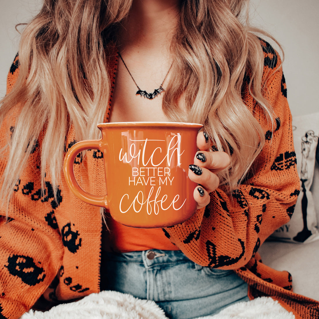 Witch Better Have My Coffee Orange Ceramic Mug 14.5oz - Image 24