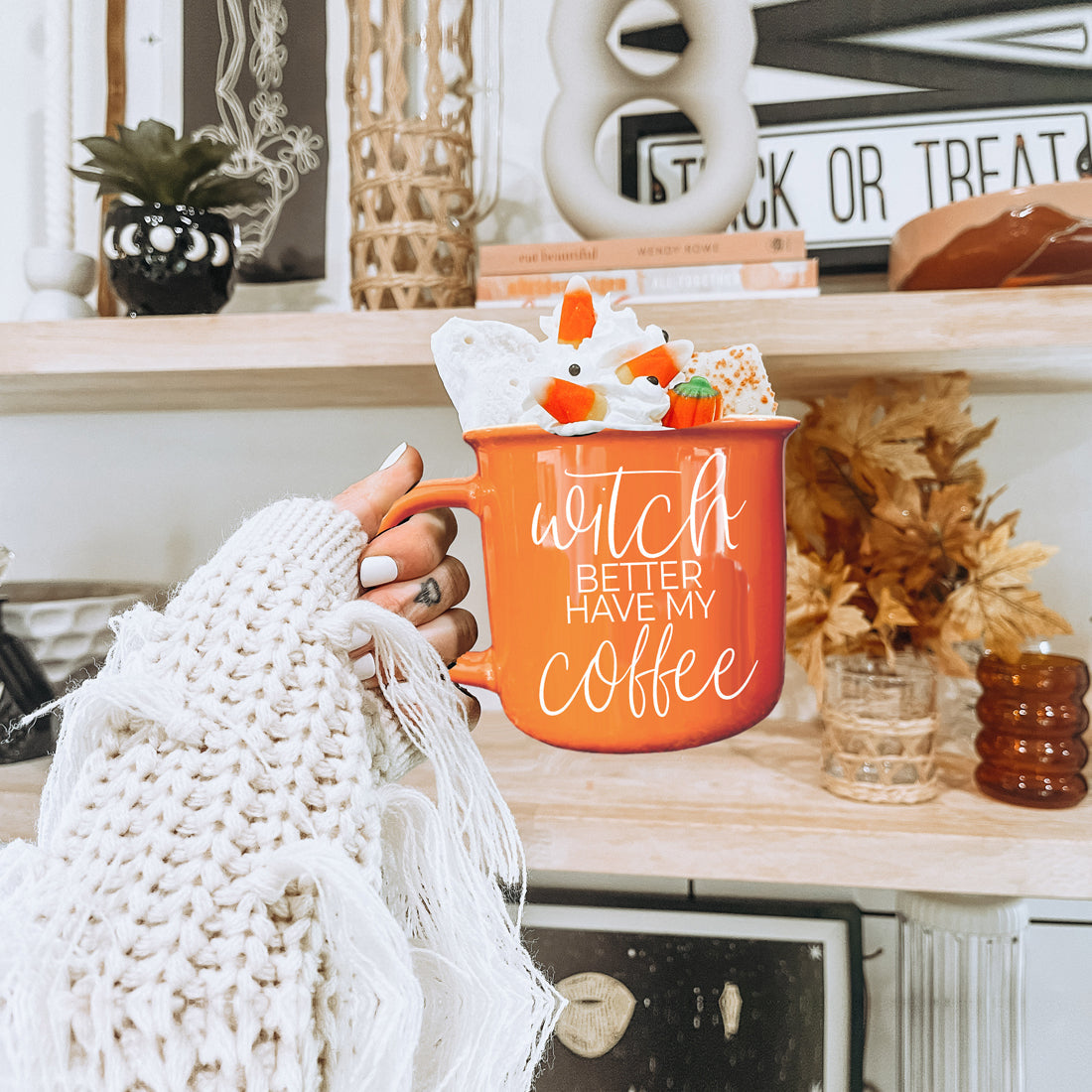 Witch Better Have My Coffee Orange Ceramic Mug 14.5oz - Image 25