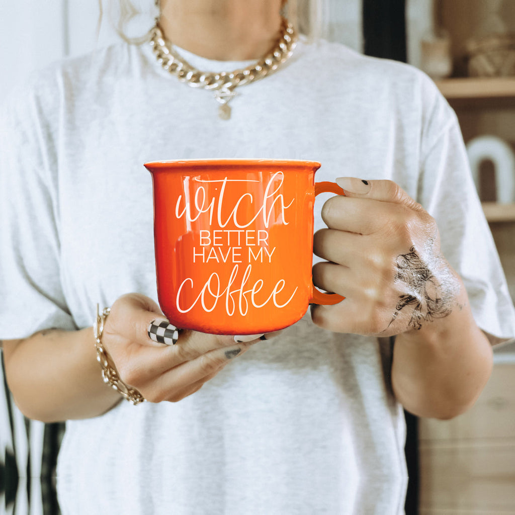 Witch Better Have My Coffee Orange Ceramic Mug 14.5oz - Image 27