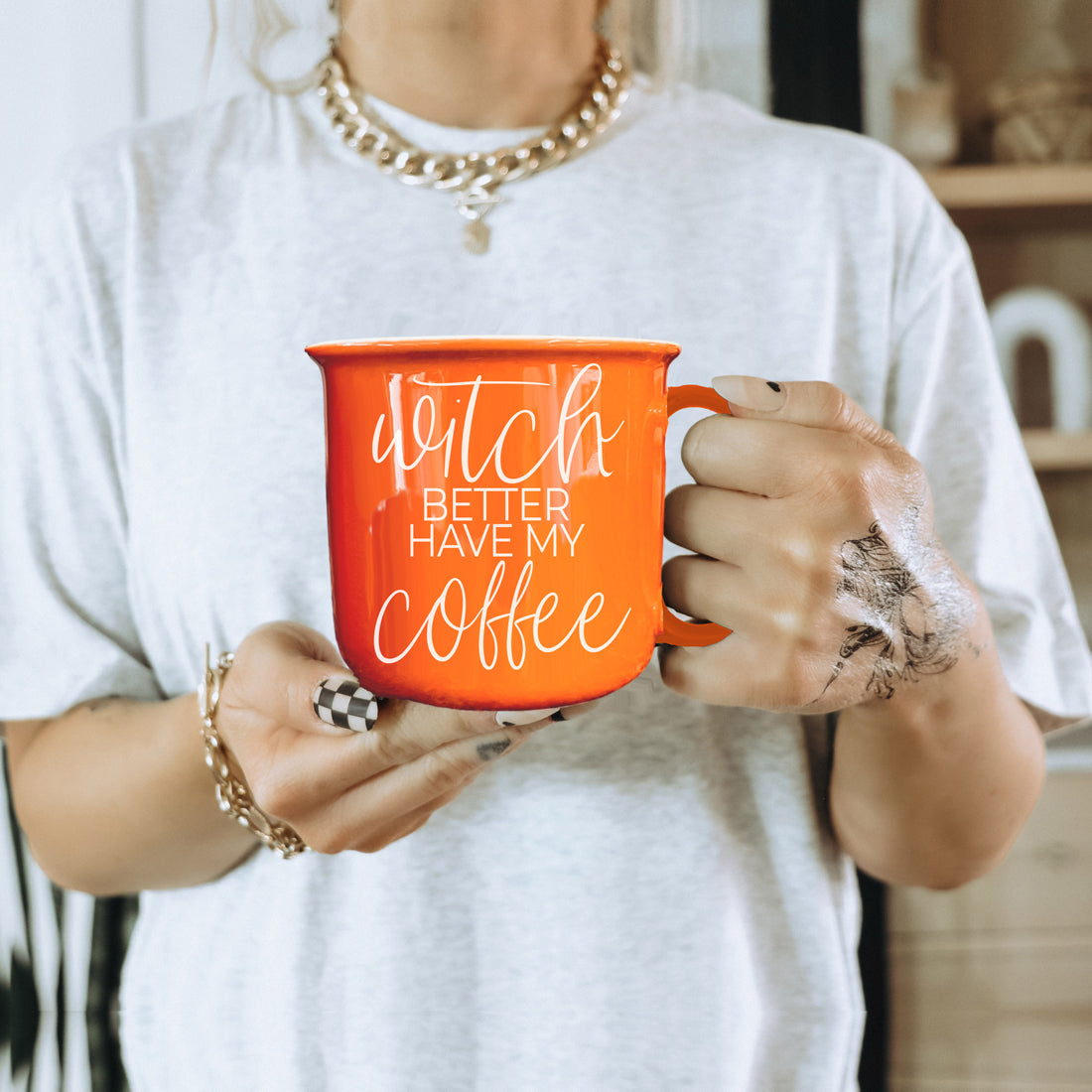 Witch Better Have My Coffee Orange Ceramic Mug 14.5oz - Image 27