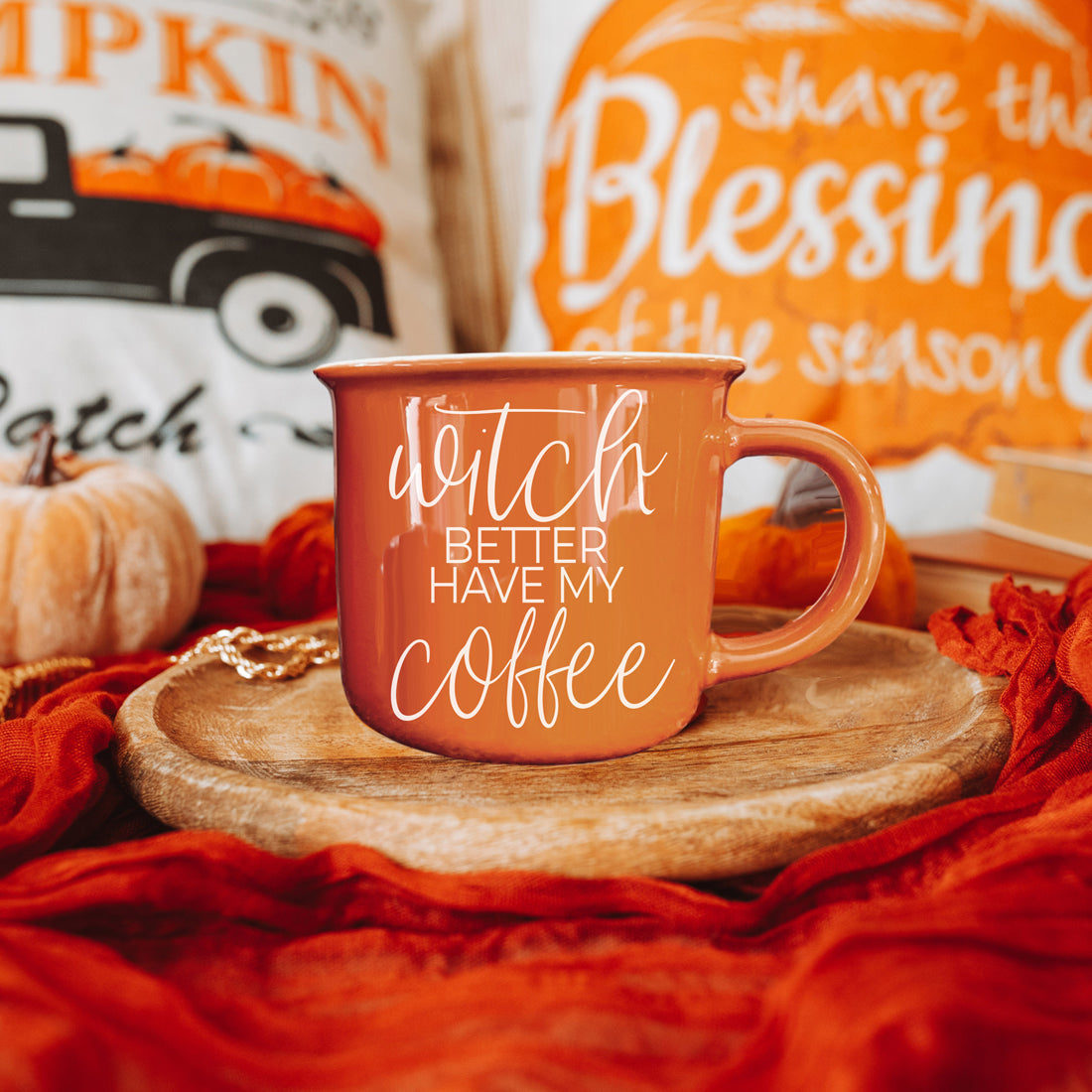Witch Better Have My Coffee Orange Ceramic Mug 14.5oz - Image 29