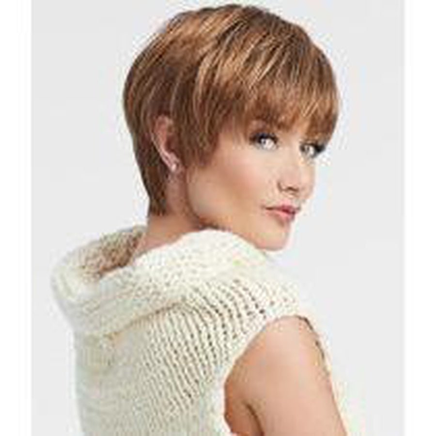 With a Bang Classic Wig - Versatile Blonde & Brown Hair Styles
