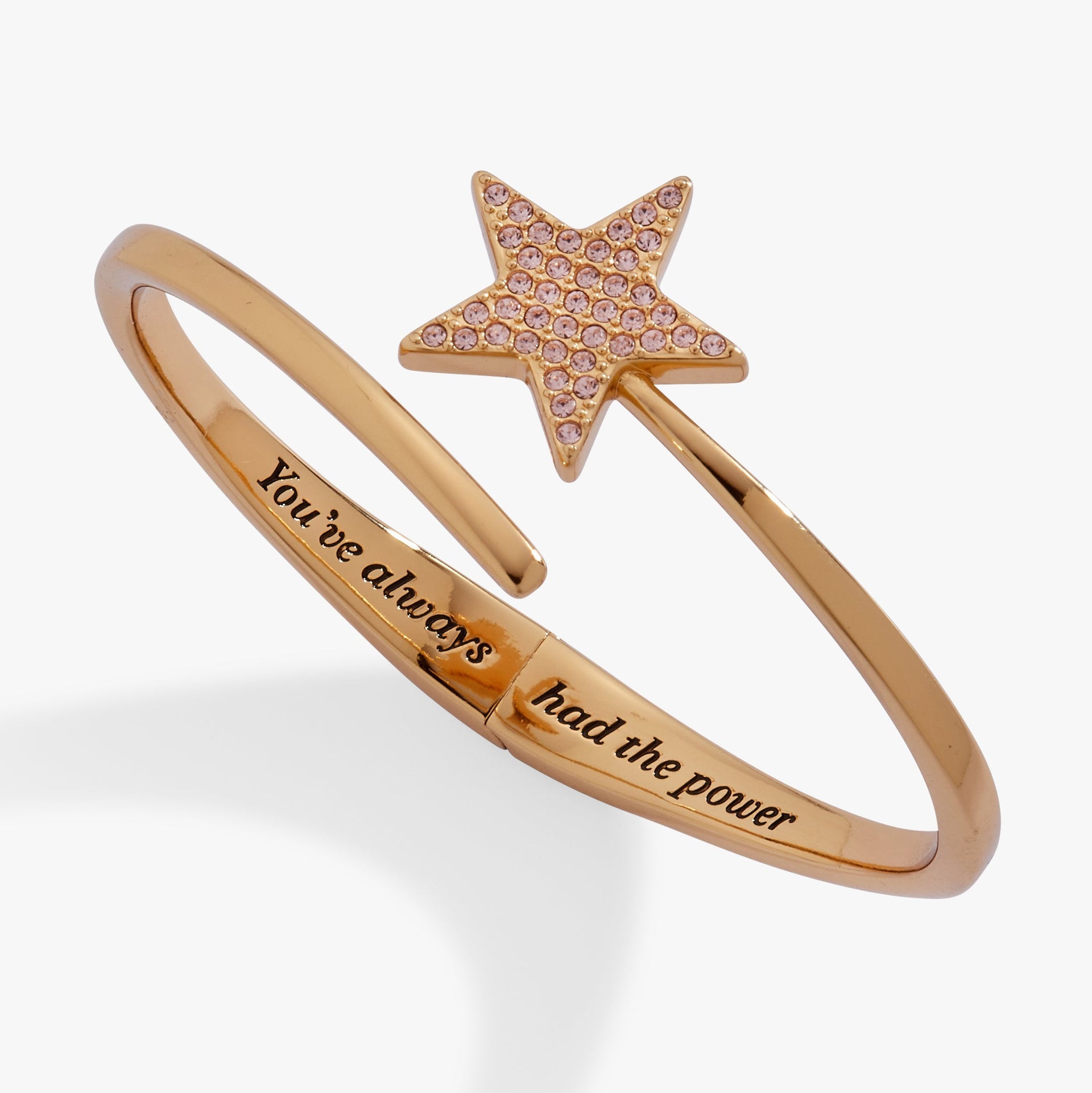 The Wizard of Oz™ Glinda Wand Bypass Cuff in Gold
