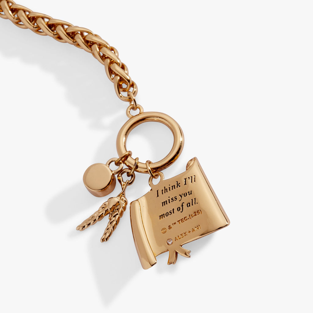 The Wizard of Oz Scarecrow Wheat Chain Toggle Bracelet