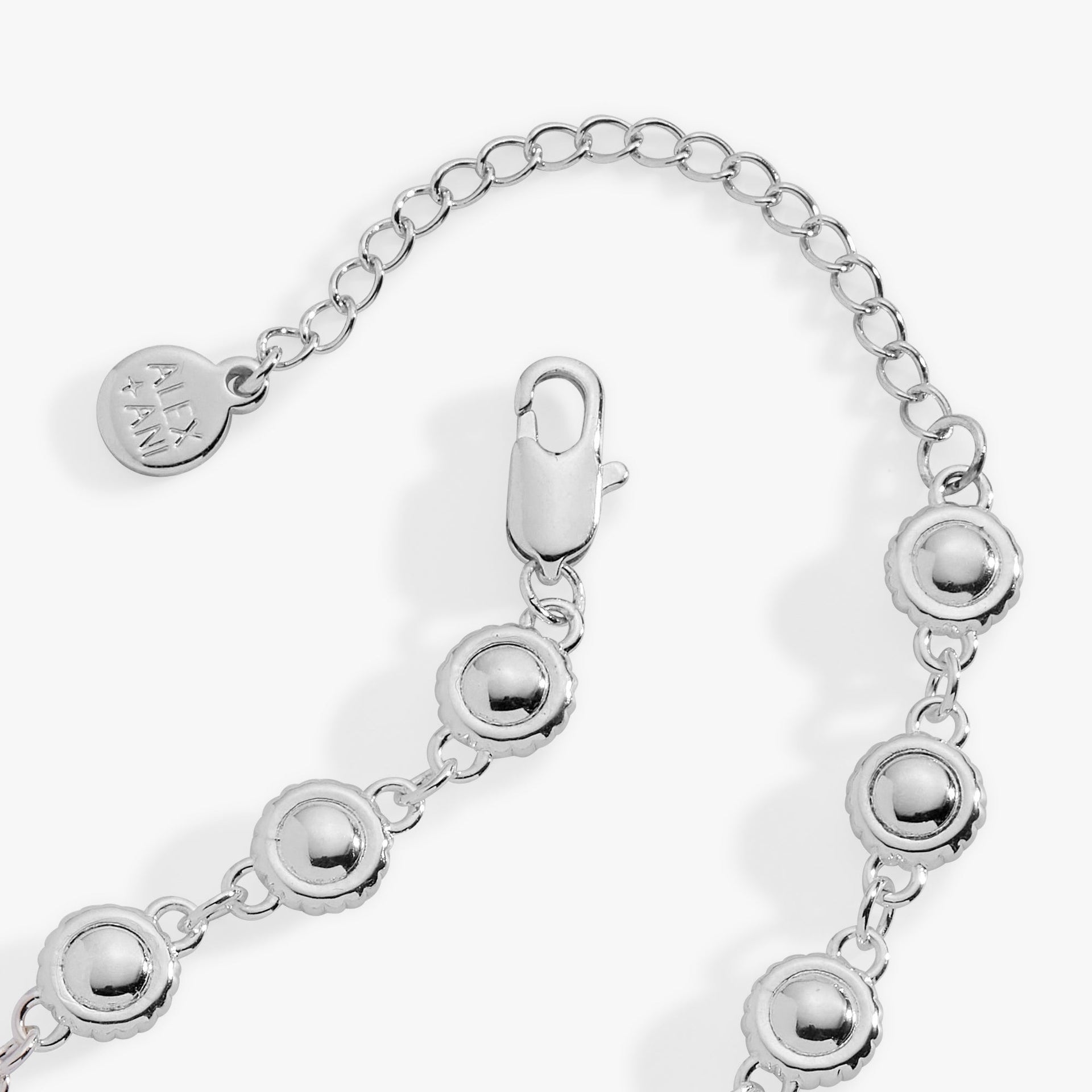 Wizard of Oz Tin Man Linear Bracelet with Clock Charm