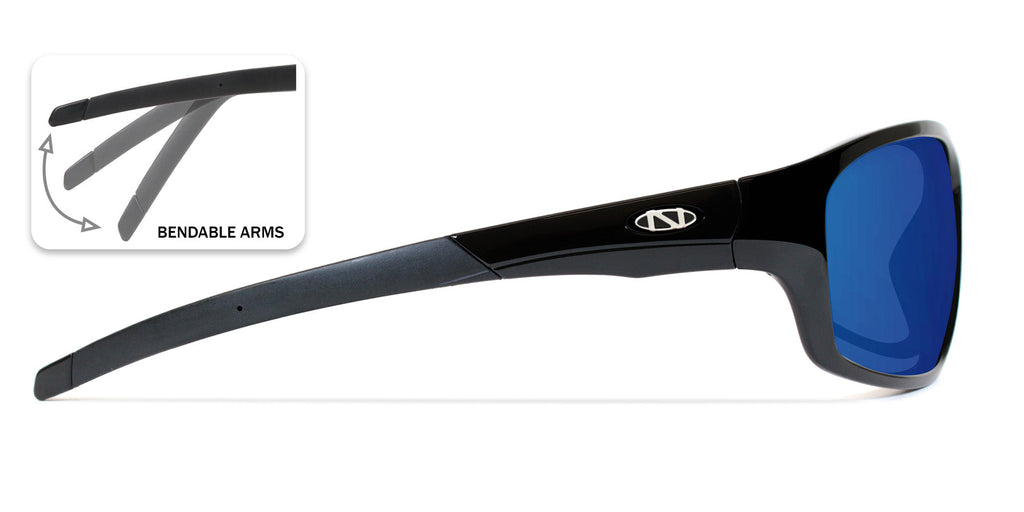 Wolfbay Sport Bifocal Sunglasses with Blue Mirror Lenses - Image 3