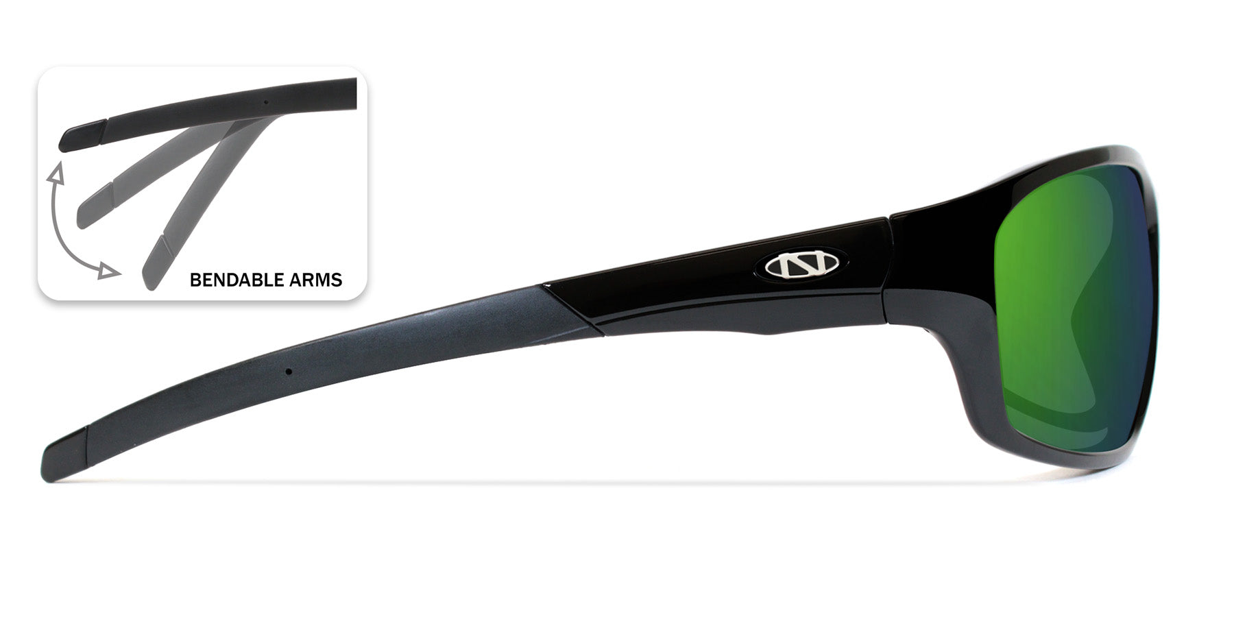 Wolfbay Sport Bifocal Sunglasses with Blue Mirror Lenses - Image 9