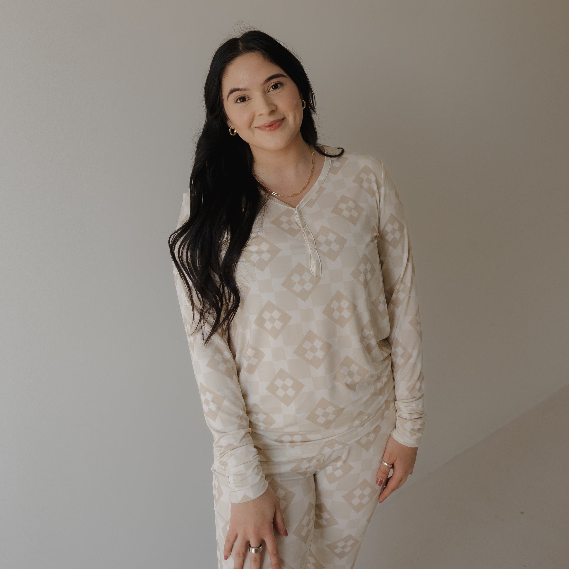 Women's Long Sleeve Bamboo Pajamas