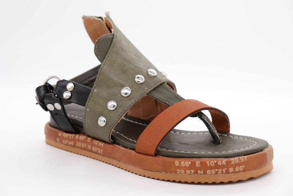 Women's Comfortable Flat Slide Sandals with Thick Cushion Arch Support
