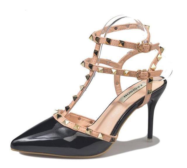 Luxury Pointed Toe Strappy High Heel Sandals for Special Occasions