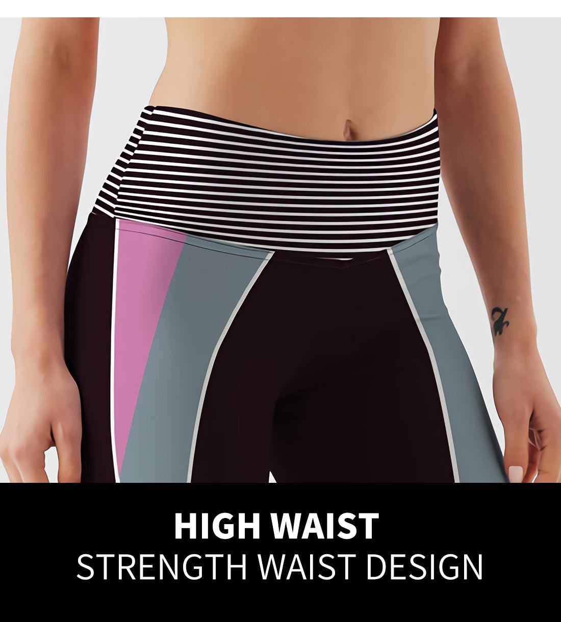 High Waisted Compression Leggings for Yoga Gym and Everyday Fitness
