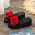 Women's Bow Platform Summer Sandals - Casual Bohemian Flip-Flops