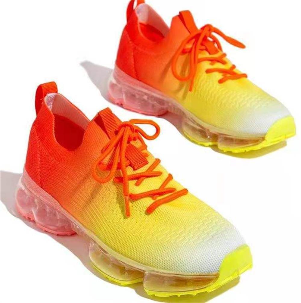 Women's Lightweight Memory Foam Walking Sneakers Lace Up Athletic
