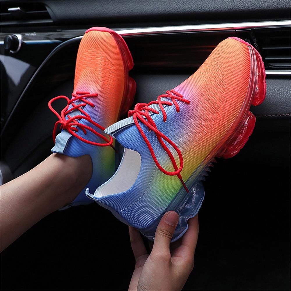 Women's Lightweight Memory Foam Walking Sneakers Lace Up Athletic
