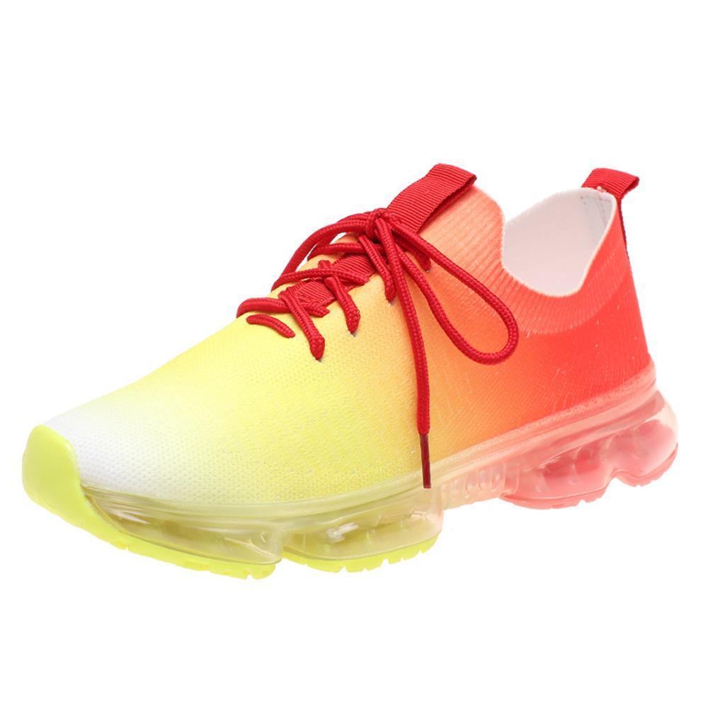 Women's Lightweight Memory Foam Walking Sneakers Lace Up Athletic