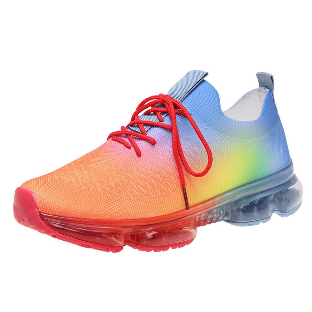 Women's Lightweight Memory Foam Walking Sneakers Lace Up Athletic