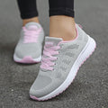 Women's Breathable Mesh Walking Sneakers Lightweight Casual Flats