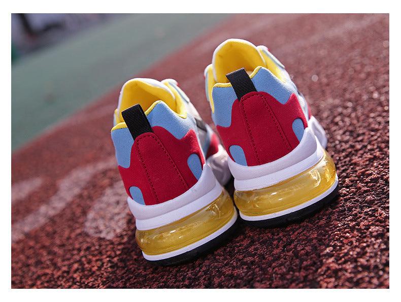 Women’s Colorful Air Cushion Athletic Sneakers - Lightweight Gym Flats