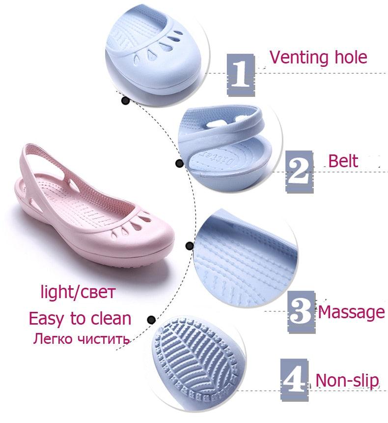 Women’s Lightweight Waterproof Clogs Non-Slip Casual Garden Shoes