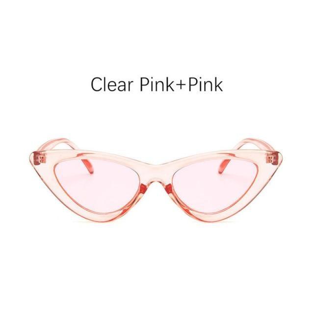Black Cat Eye Sunglasses - Vintage Retro Style Shades