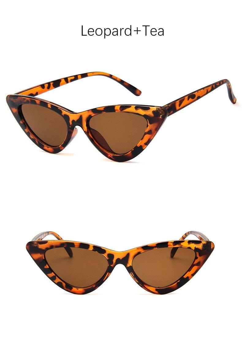 Black Cat Eye Sunglasses - Vintage Retro Style Shades