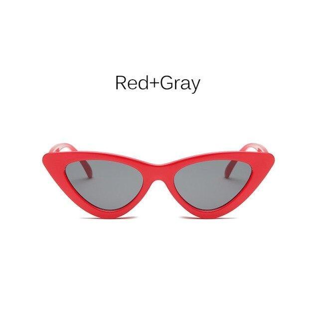 Black Cat Eye Sunglasses - Vintage Retro Style Shades