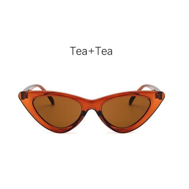 Black Cat Eye Sunglasses - Vintage Retro Style Shades