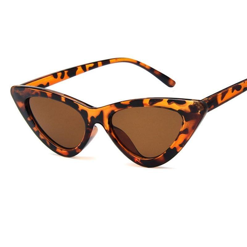 Black Cat Eye Sunglasses - Vintage Retro Style Shades