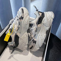 Women's Leather Platform Sneakers White Casual Walking Shoes