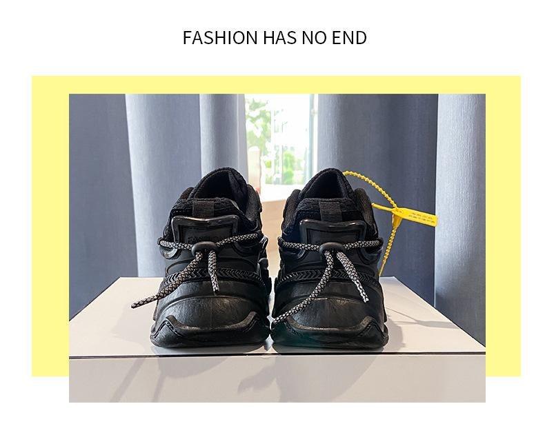 Women's Leather Platform Sneakers White Casual Walking Shoes