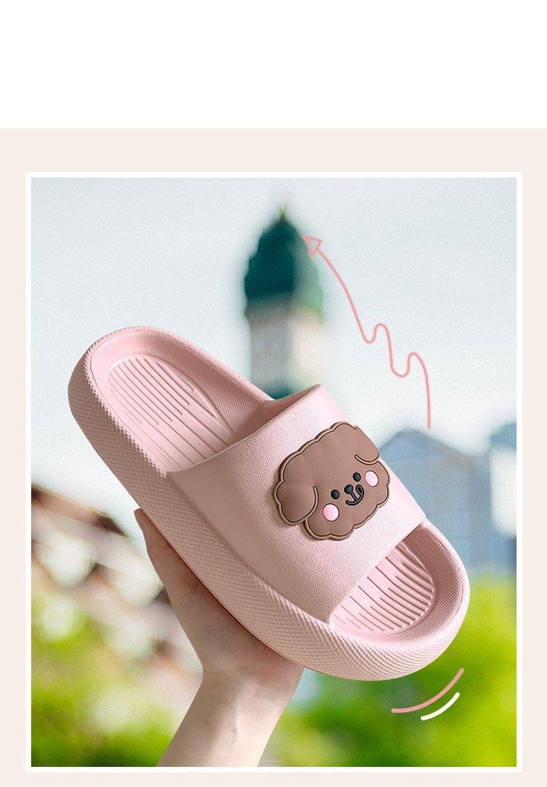 Women’s Ergonomic Non-Slip Pillow Slides Lightweight Shower Slippers