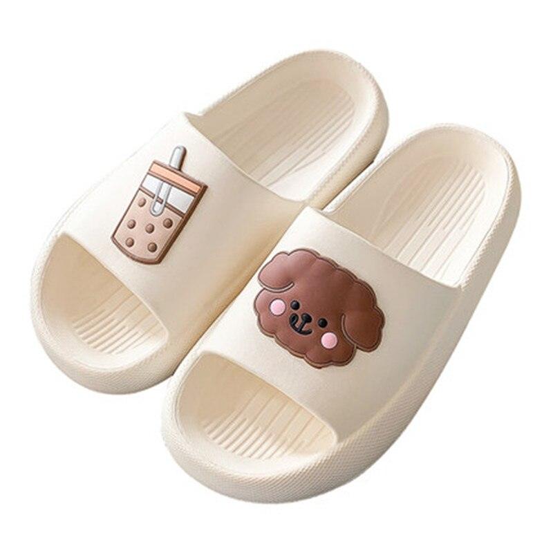 Women’s Ergonomic Non-Slip Pillow Slides Lightweight Shower Slippers