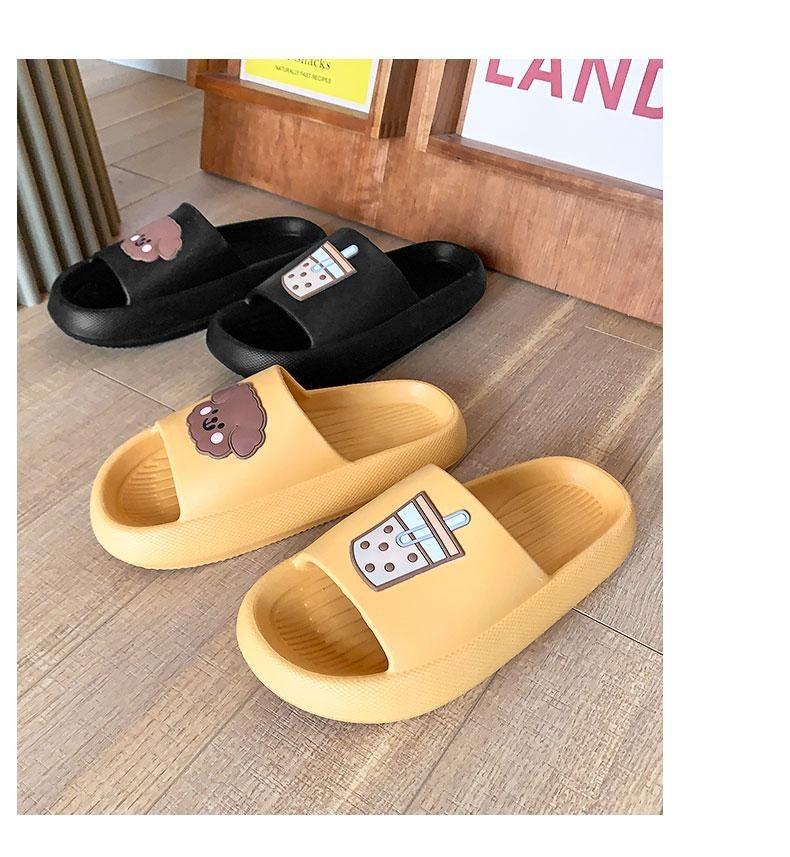 Women’s Ergonomic Non-Slip Pillow Slides Lightweight Shower Slippers