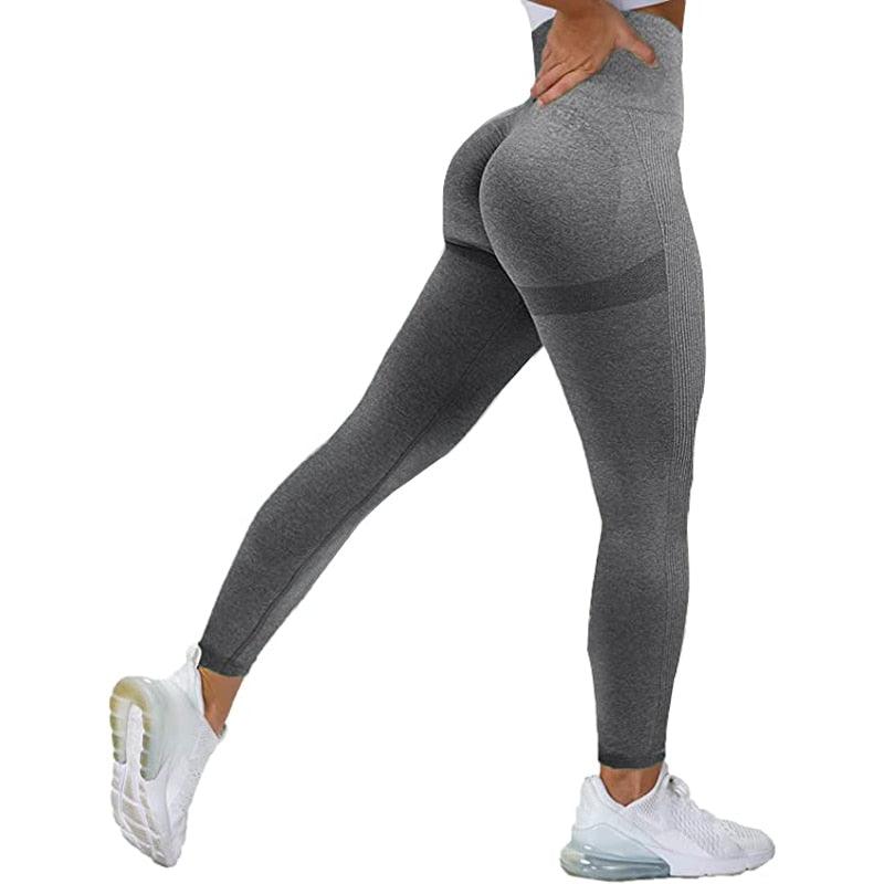 Women's High Waist Seamless Yoga Leggings - Gym Workout Pants