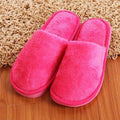 Minimalist Solid Color Indoor Slippers – Cozy Unisex Memory Foam