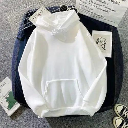 Women's Frog Embroidery Knit Hoodie Loose Casual Pullover