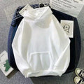 Women's Frog Embroidery Knit Hoodie Loose Casual Pullover