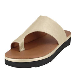 Women’s Arch Support Platform Sandals - Casual Strappy Walking Slides