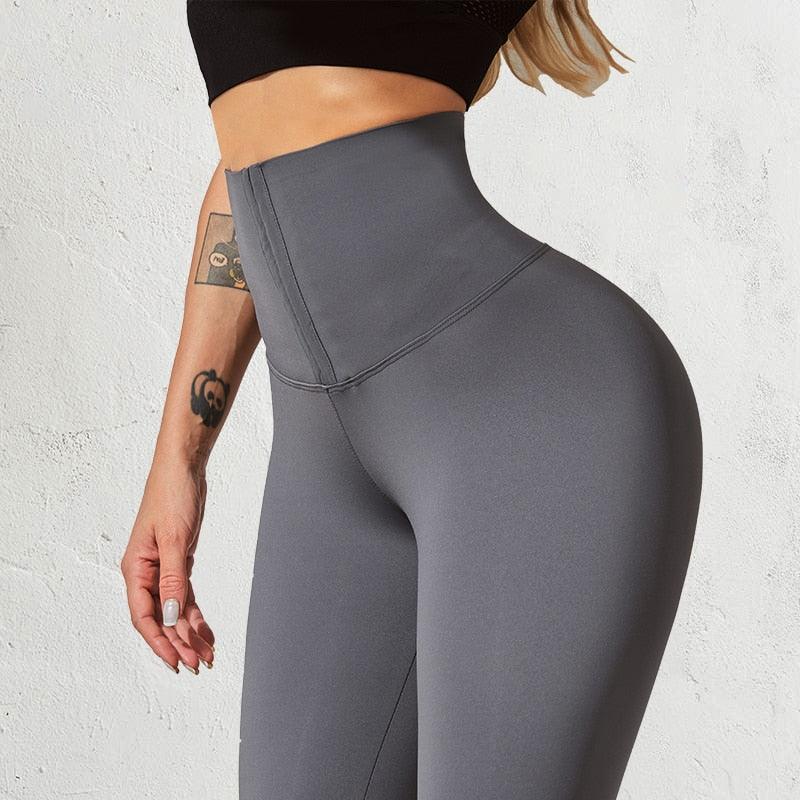 High-Waist Seamless Workout Leggings for Women - Yoga Sportswear