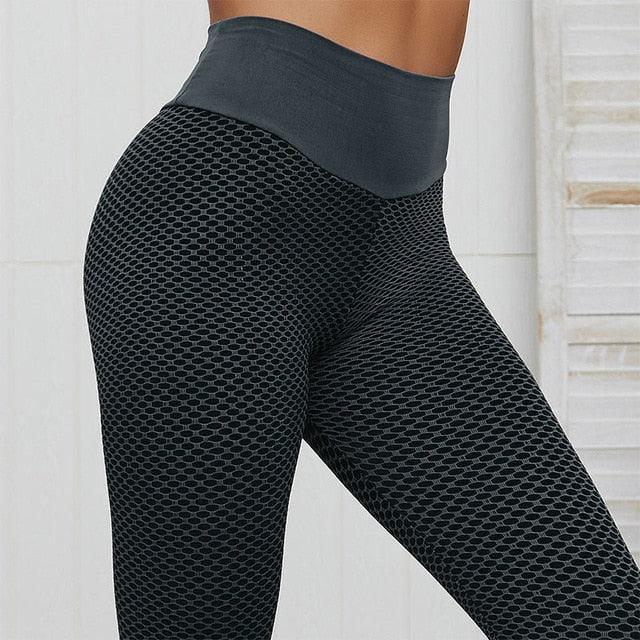 Seamless High-Waist Compression Yoga Leggings Tummy Control