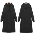 Oversized Long Hoodie Dress Casual Baggy Pullover Sweatshirt