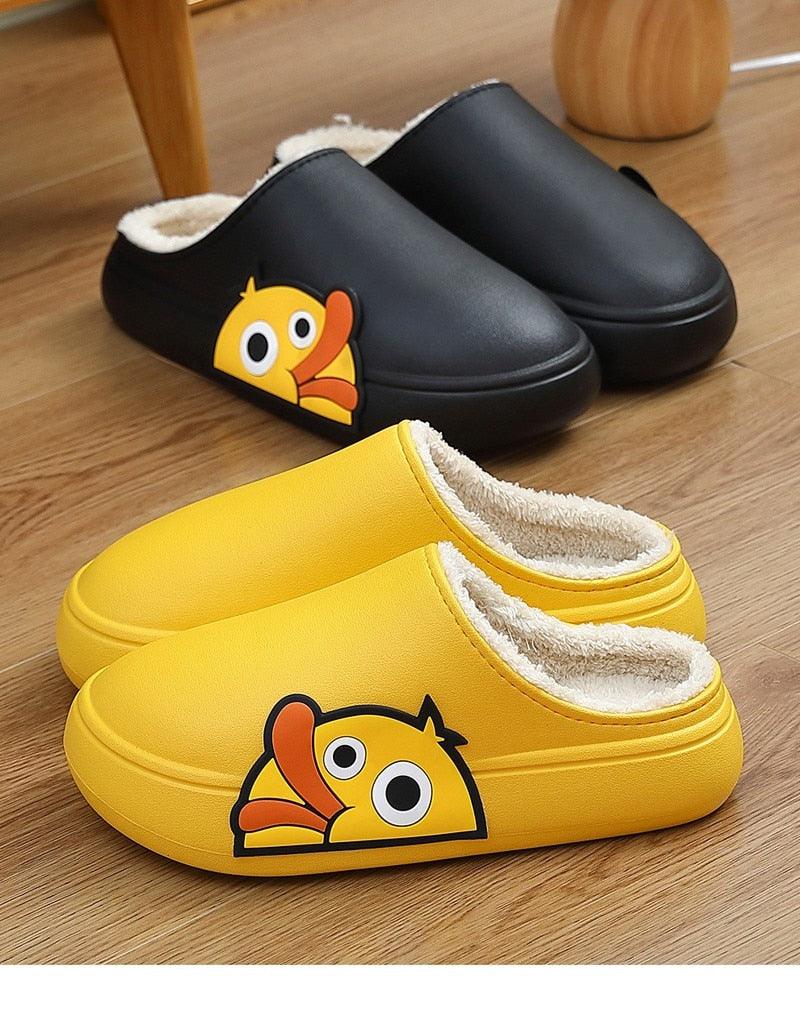 Duck Platform Slides: Cute Quick-Drying Summer Beach Slippers