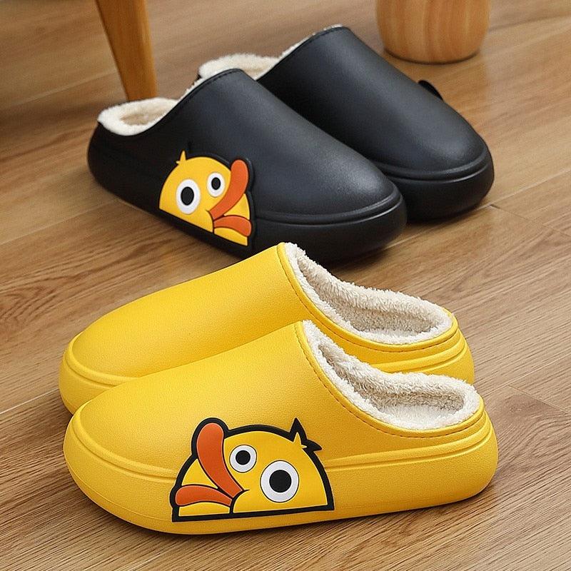 Duck Platform Slides: Cute Quick-Drying Summer Beach Slippers