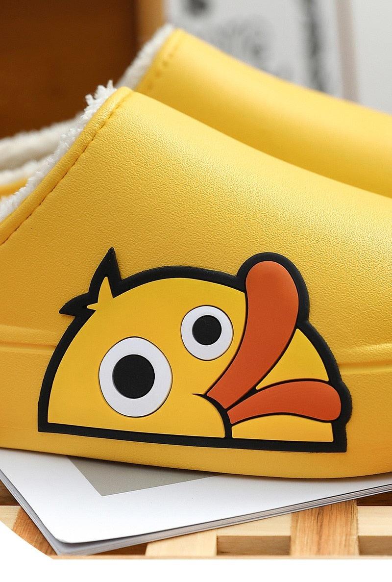 Duck Platform Slides: Cute Quick-Drying Summer Beach Slippers