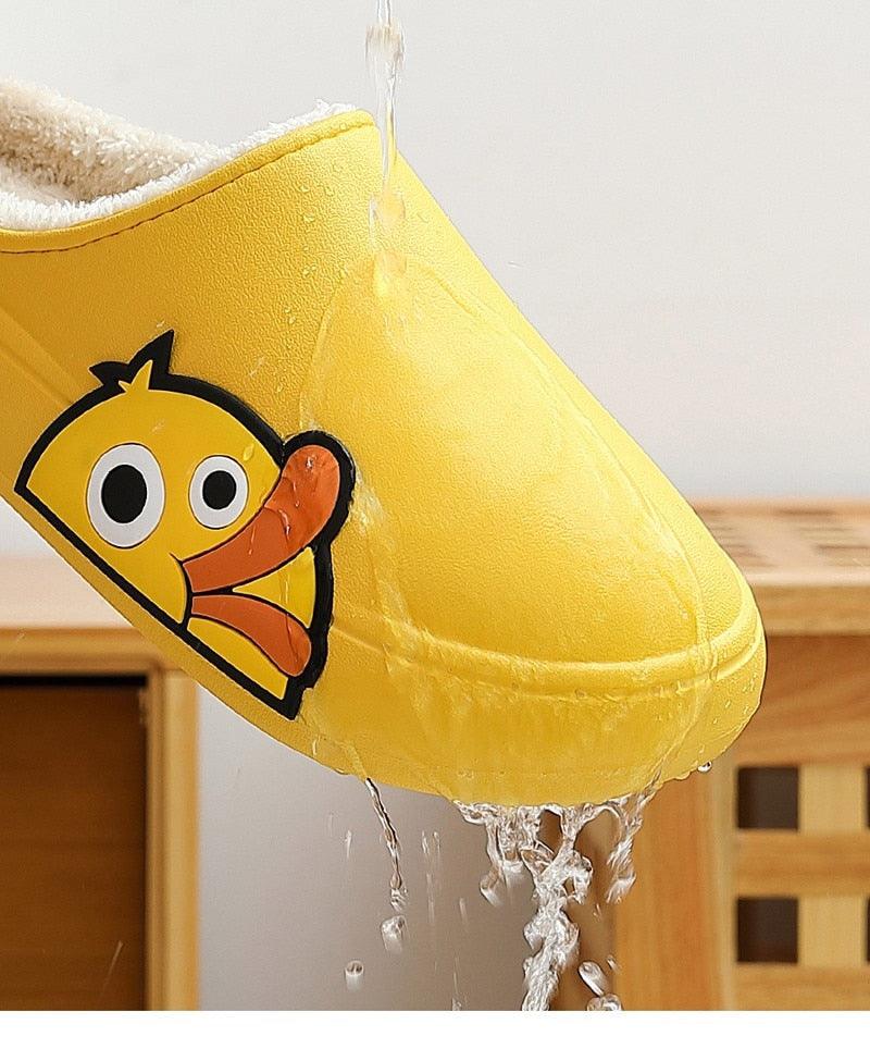 Duck Platform Slides: Cute Quick-Drying Summer Beach Slippers