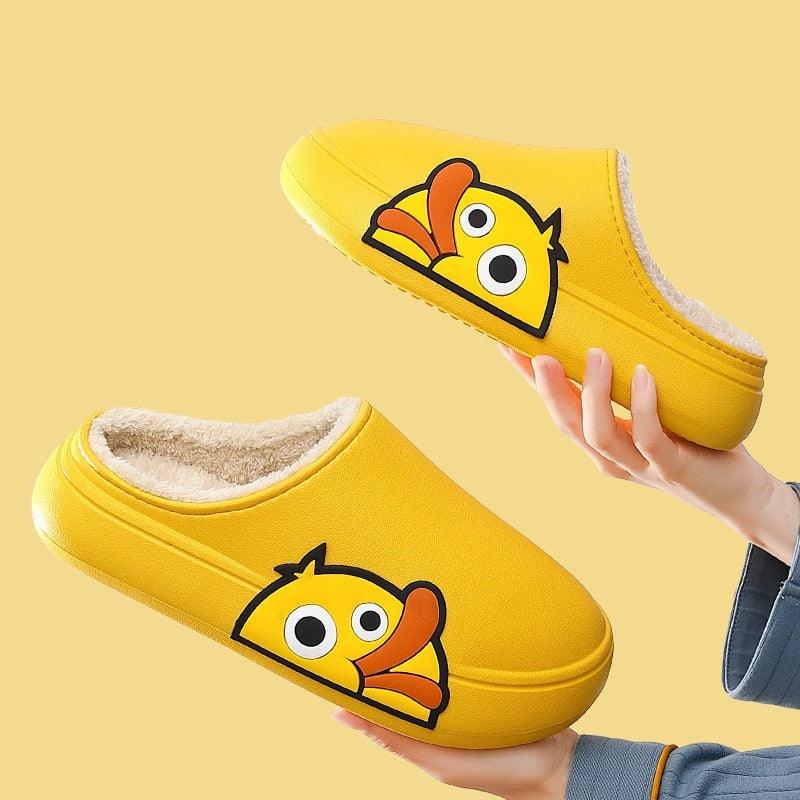 Duck Platform Slides: Cute Quick-Drying Summer Beach Slippers