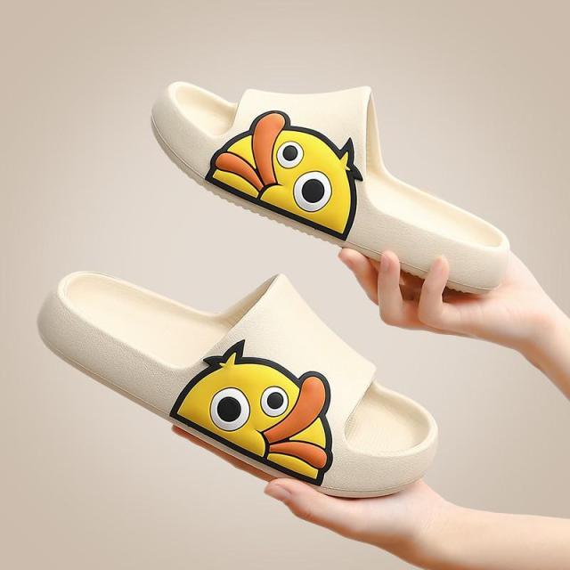Duck Platform Slides: Cute Quick-Drying Summer Beach Slippers
