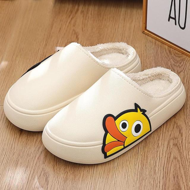Duck Platform Slides: Cute Quick-Drying Summer Beach Slippers