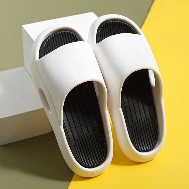 Women’s Thick Sole Cloud Slides – Non-Slip EVA Pool & Beach Sandals